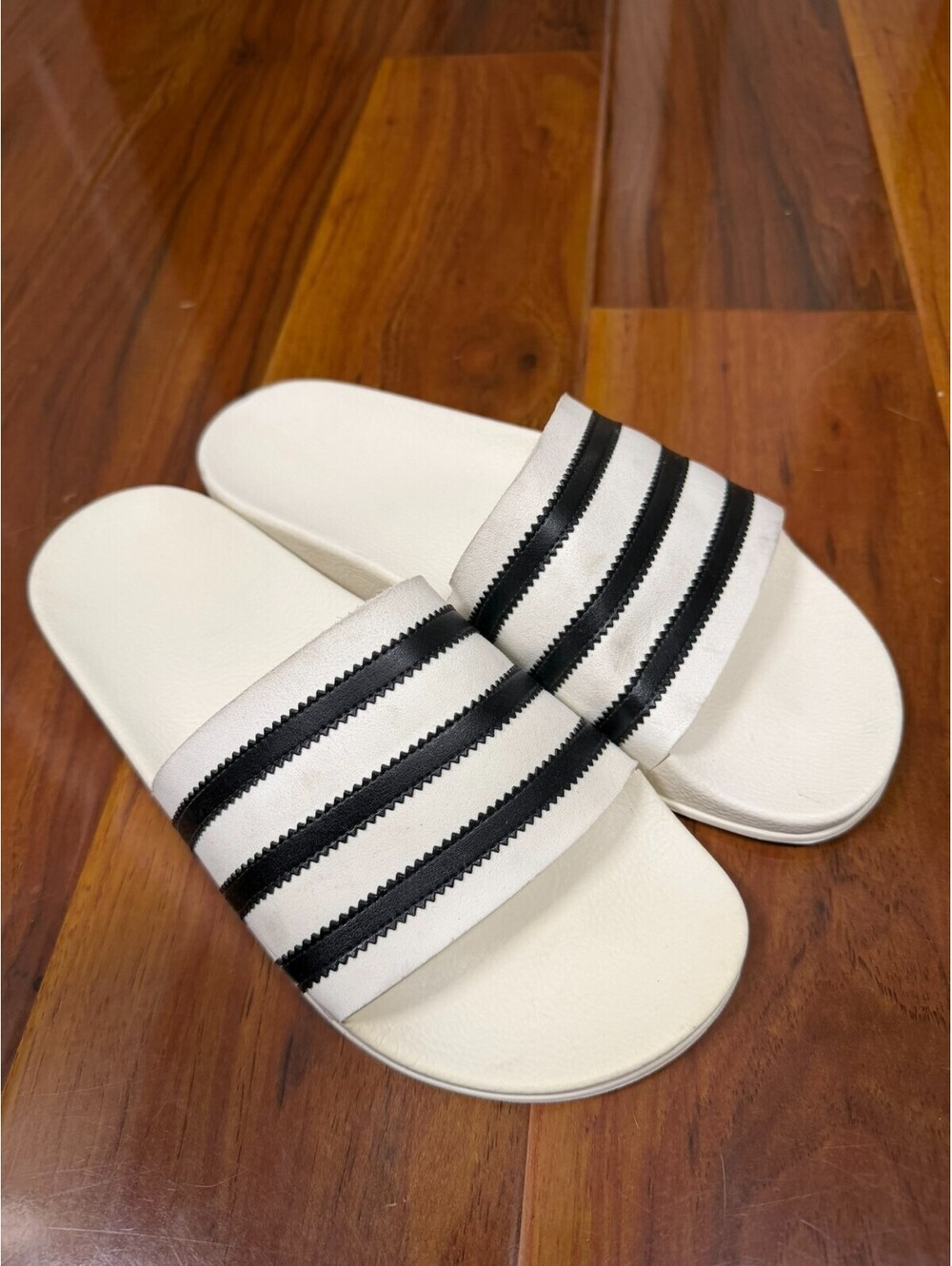 adidas Fear Of God Adilette Slides Mens White Casual Sandals IH2272 SZ 9
